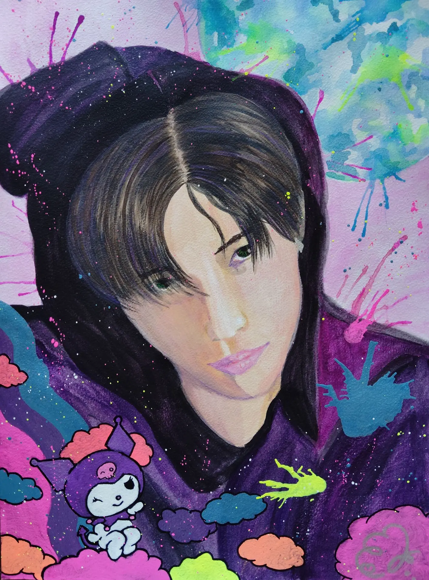 Taemin, Kuromi and the Blue Moon Portrait de l'artiste Coréen TAEMIN