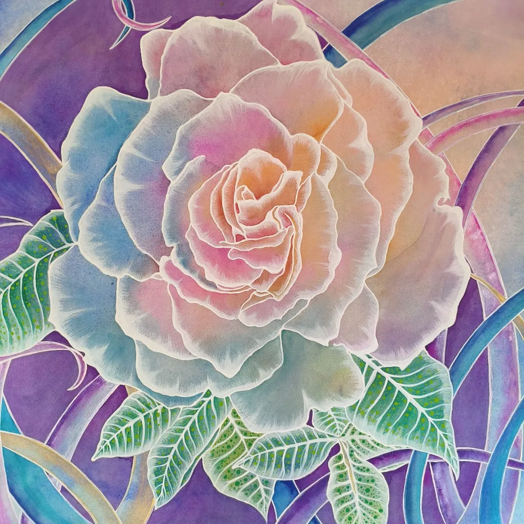 La Rose Arc-en-Ciel