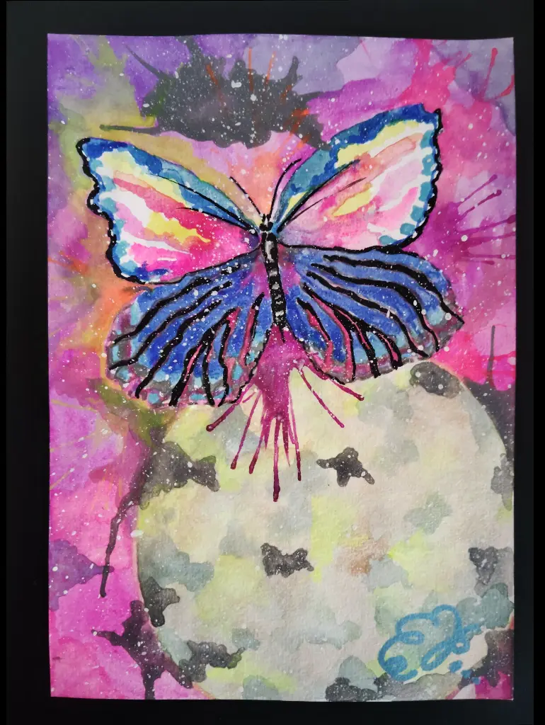 Le Papillon et la Lune