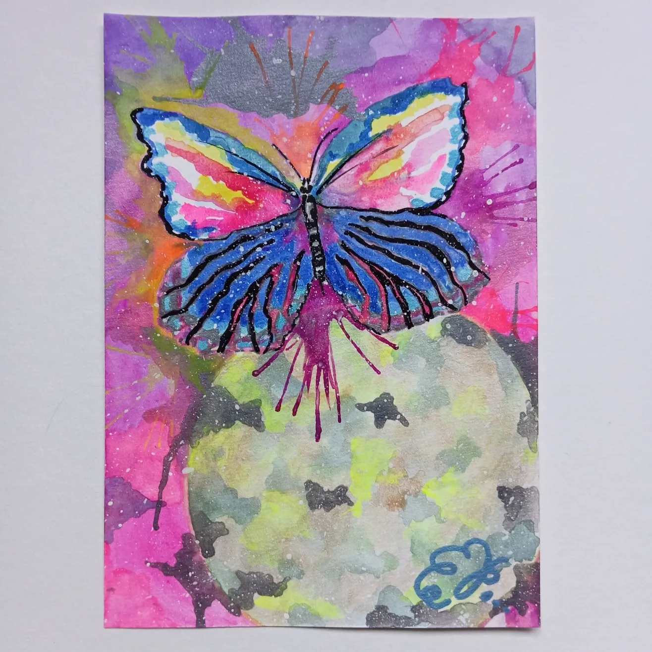 Le Papillon et la Lune