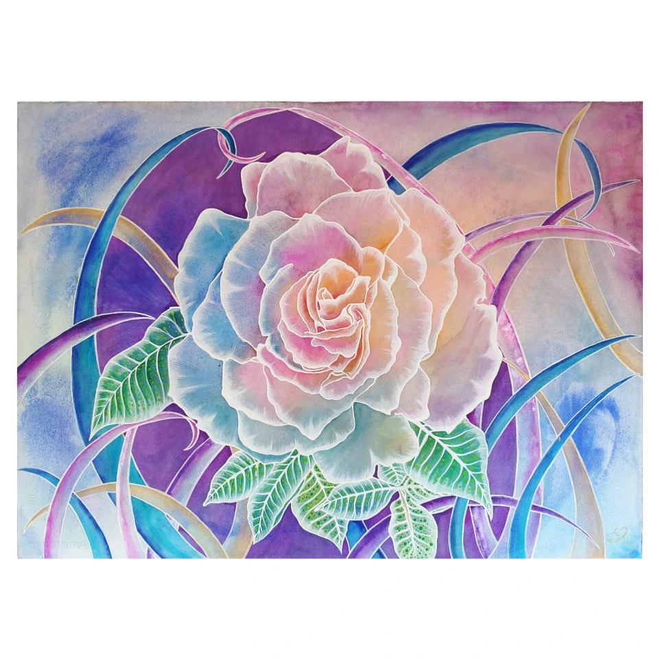 The Rainbow Rose