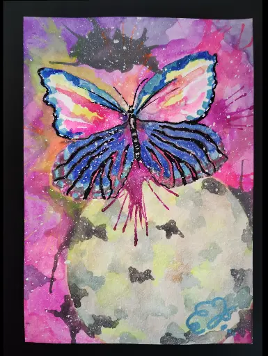 Le Papillon et la Lune